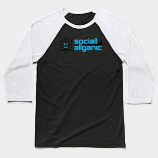 SOCIALLY ALLGANIC Baseball T-Shirt